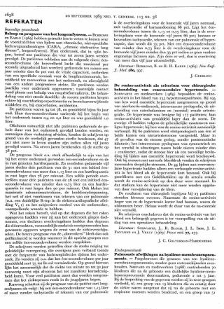 Eerste pagina van het artikel zoals het is gepubliceerd in het tijdschrift