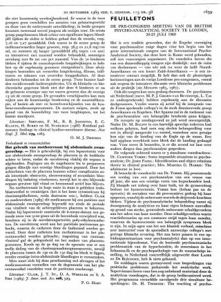 Eerste pagina van het artikel zoals het is gepubliceerd in het tijdschrift