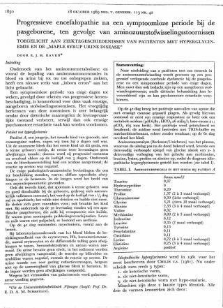 Eerste pagina van het artikel zoals het is gepubliceerd in het tijdschrift