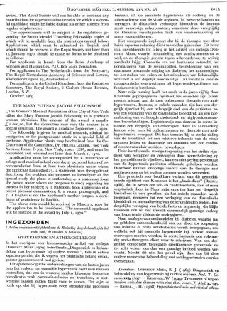 Eerste pagina van het artikel zoals het is gepubliceerd in het tijdschrift