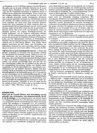 Eerste pagina van het artikel zoals het is gepubliceerd in het tijdschrift