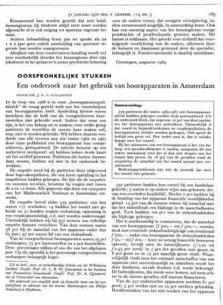 Eerste pagina van het artikel zoals het is gepubliceerd in het tijdschrift