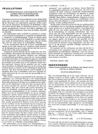 Eerste pagina van het artikel zoals het is gepubliceerd in het tijdschrift