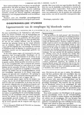 Eerste pagina van het artikel zoals het is gepubliceerd in het tijdschrift