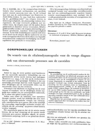 Eerste pagina van het artikel zoals het is gepubliceerd in het tijdschrift