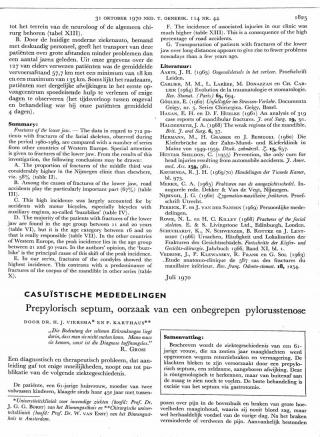 Eerste pagina van het artikel zoals het is gepubliceerd in het tijdschrift