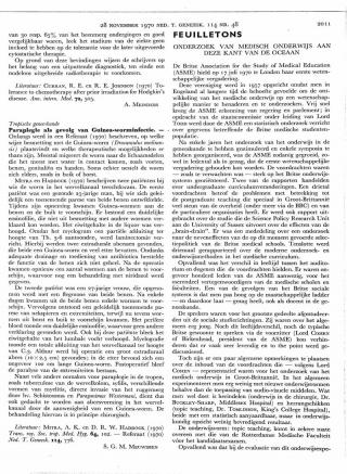 Eerste pagina van het artikel zoals het is gepubliceerd in het tijdschrift