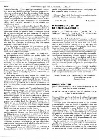 Eerste pagina van het artikel zoals het is gepubliceerd in het tijdschrift