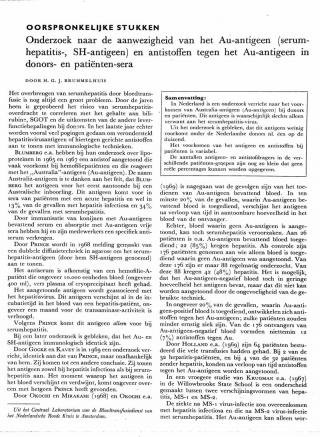 Eerste pagina van het artikel zoals het is gepubliceerd in het tijdschrift