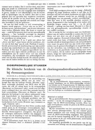 Eerste pagina van het artikel zoals het is gepubliceerd in het tijdschrift