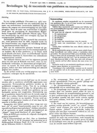 Eerste pagina van het artikel zoals het is gepubliceerd in het tijdschrift