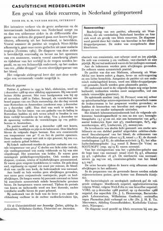 Eerste pagina van het artikel zoals het is gepubliceerd in het tijdschrift