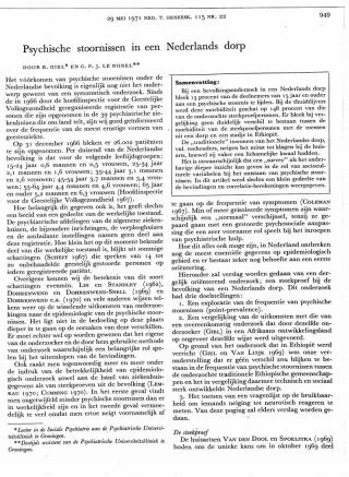 Eerste pagina van het artikel zoals het is gepubliceerd in het tijdschrift