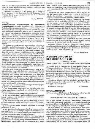 Eerste pagina van het artikel zoals het is gepubliceerd in het tijdschrift