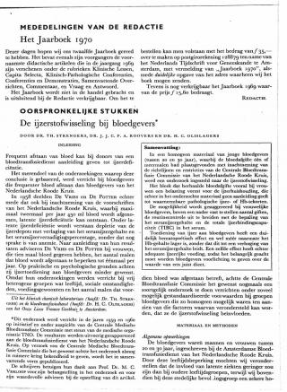 Eerste pagina van het artikel zoals het is gepubliceerd in het tijdschrift