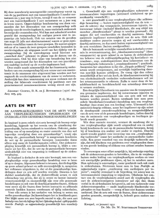 Eerste pagina van het artikel zoals het is gepubliceerd in het tijdschrift