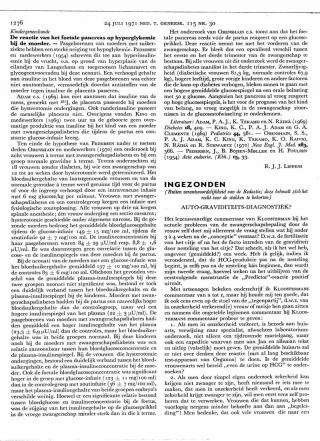 Eerste pagina van het artikel zoals het is gepubliceerd in het tijdschrift