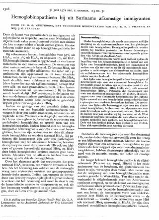 Eerste pagina van het artikel zoals het is gepubliceerd in het tijdschrift