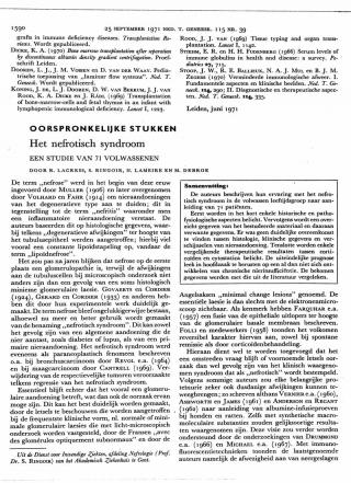 Eerste pagina van het artikel zoals het is gepubliceerd in het tijdschrift