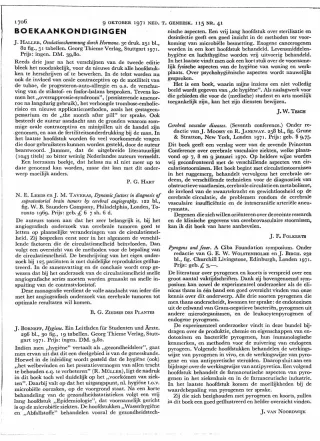 Eerste pagina van het artikel zoals het is gepubliceerd in het tijdschrift