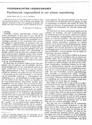 Eerste pagina van het artikel zoals het is gepubliceerd in het tijdschrift