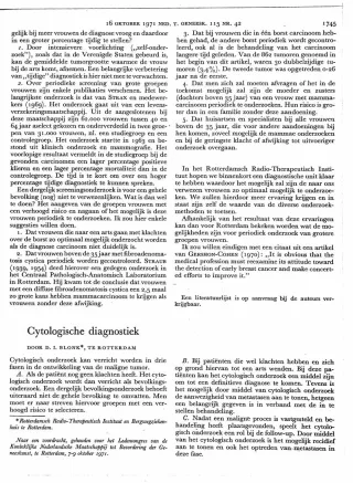 Eerste pagina van het artikel zoals het is gepubliceerd in het tijdschrift
