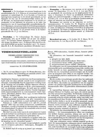 Eerste pagina van het artikel zoals het is gepubliceerd in het tijdschrift