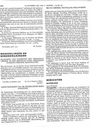 Eerste pagina van het artikel zoals het is gepubliceerd in het tijdschrift