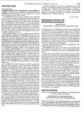 Eerste pagina van het artikel zoals het is gepubliceerd in het tijdschrift