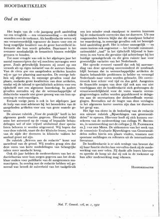 Eerste pagina van het artikel zoals het is gepubliceerd in het tijdschrift