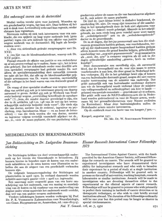 Eerste pagina van het artikel zoals het is gepubliceerd in het tijdschrift