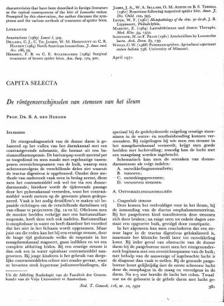 Eerste pagina van het artikel zoals het is gepubliceerd in het tijdschrift