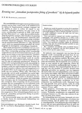 Eerste pagina van het artikel zoals het is gepubliceerd in het tijdschrift