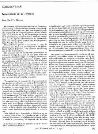 Eerste pagina van het artikel zoals het is gepubliceerd in het tijdschrift