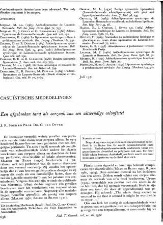 Eerste pagina van het artikel zoals het is gepubliceerd in het tijdschrift