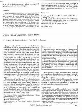 Eerste pagina van het artikel zoals het is gepubliceerd in het tijdschrift