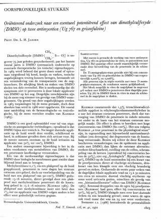 Eerste pagina van het artikel zoals het is gepubliceerd in het tijdschrift