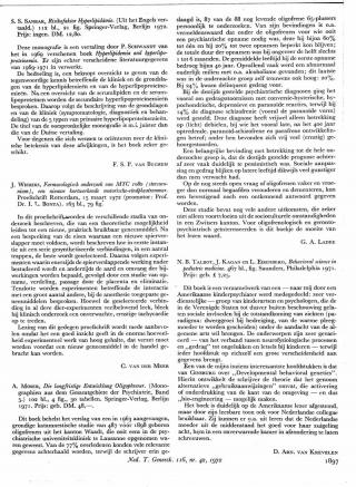 Eerste pagina van het artikel zoals het is gepubliceerd in het tijdschrift