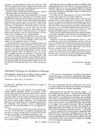 Eerste pagina van het artikel zoals het is gepubliceerd in het tijdschrift