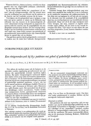 Eerste pagina van het artikel zoals het is gepubliceerd in het tijdschrift