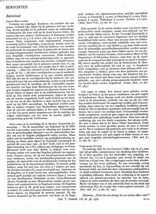 Eerste pagina van het artikel zoals het is gepubliceerd in het tijdschrift