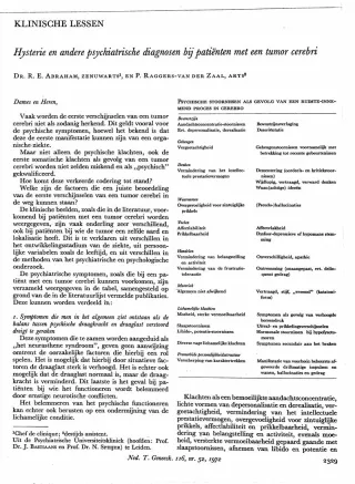 Eerste pagina van het artikel zoals het is gepubliceerd in het tijdschrift