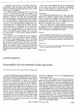 Eerste pagina van het artikel zoals het is gepubliceerd in het tijdschrift