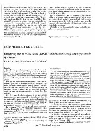 Eerste pagina van het artikel zoals het is gepubliceerd in het tijdschrift