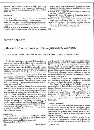 Eerste pagina van het artikel zoals het is gepubliceerd in het tijdschrift