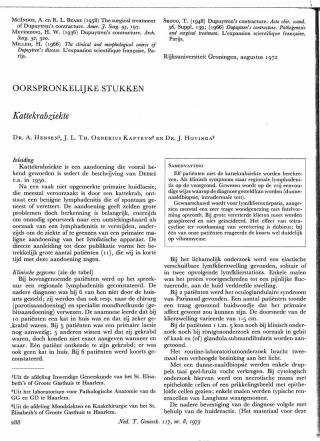 Eerste pagina van het artikel zoals het is gepubliceerd in het tijdschrift