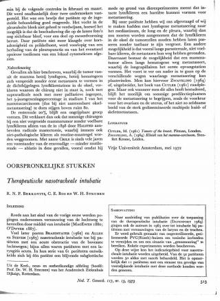 Eerste pagina van het artikel zoals het is gepubliceerd in het tijdschrift