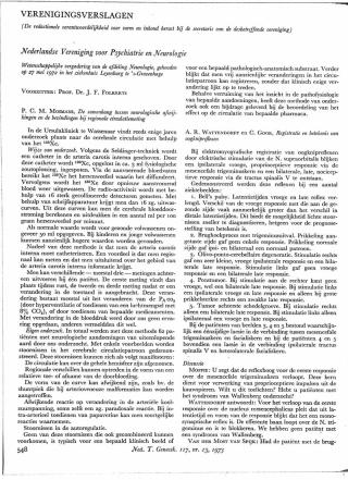 Eerste pagina van het artikel zoals het is gepubliceerd in het tijdschrift