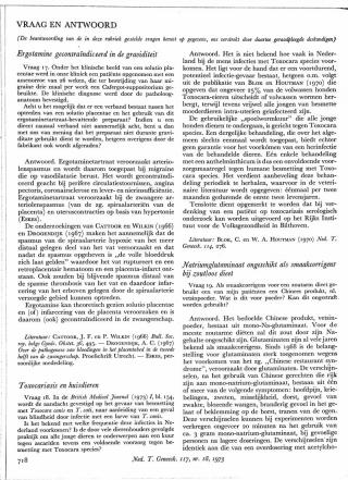 Eerste pagina van het artikel zoals het is gepubliceerd in het tijdschrift