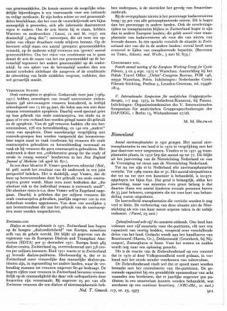 Eerste pagina van het artikel zoals het is gepubliceerd in het tijdschrift